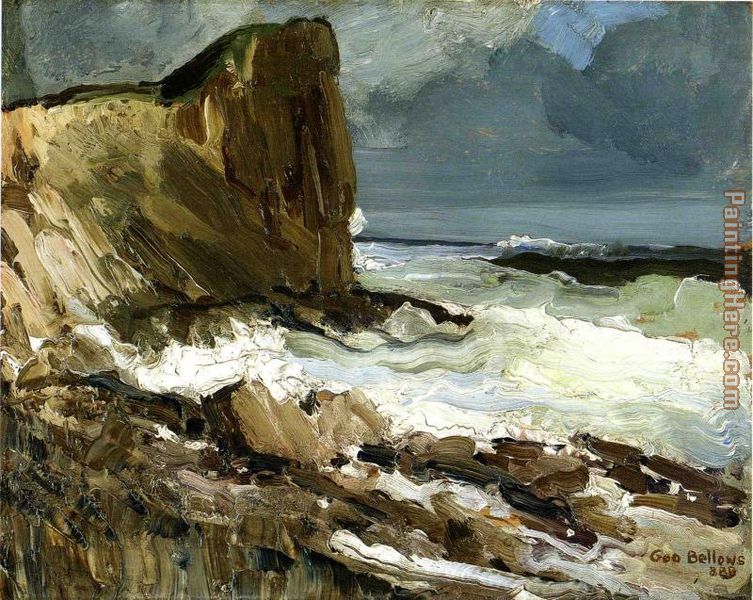 Gull Rock and Whitehead painting - George Bellows Gull Rock and Whitehead art painting